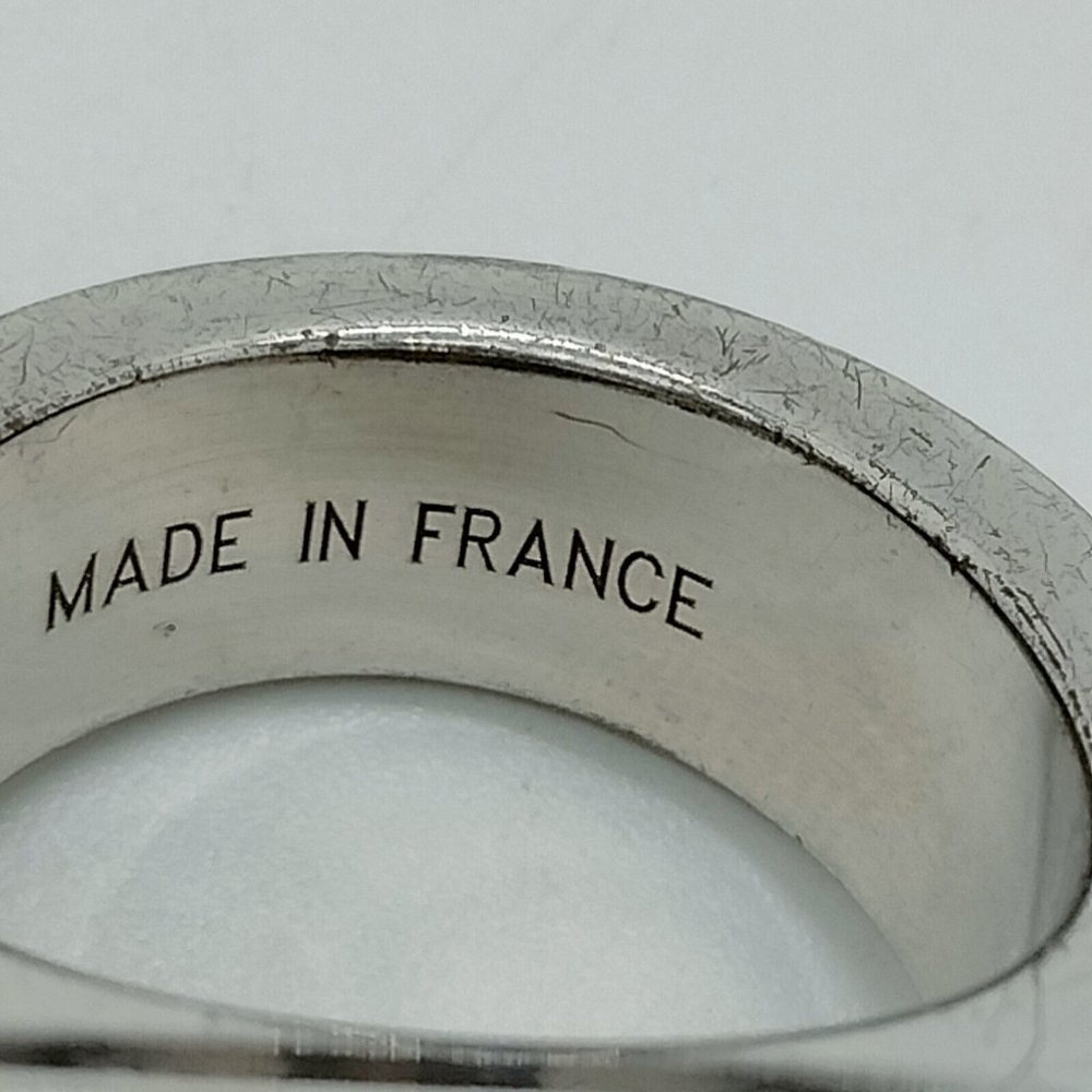 LOUIS VUITTON Chevalier Ring tiger eye 925 Silver - Picture 9 of 11